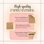 ACSTEP 2400PACK Kraft 5X7 Envelopes,Brown A7 Envelopes Self Seal for Weddings, Invitations, Photos, Postcards, Greeting Cards Mailing,Baby Shower, Graduation With Thank You Stickers - Image 6