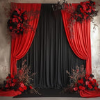 50ftx14FT Wrinkle Free Black Backdrop Curtain for Wedding Parties - Image 3