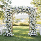 Bundles Artificial Peonies, 24 Bundles - Dusty Blue & White - Image 5