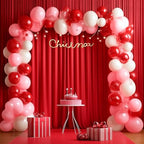 20FTx12FT Red Backdrop Curtains for Weddings Party, Birthdays and Labor Day - Image 4