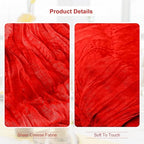 6 Pack Red Cheesecloth Table Runner 35x120 Inch 10Ft Rustic Gauze Cheese Cloth Table Runner Sheer Cheesecloth Table Runners for Wedding Party Bridal Shower Decoration - Image 3