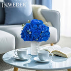 Royal Blue Flowers Balls Centerpieces: 11.8in Diam, Set of 10 - Image 5