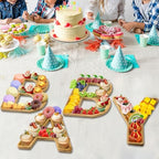 Larger Charcuterie Board Letters for Baby Shower Gender Reveal Party, 12" Wooden Charcuterie Party Decorative Box, Candy Cupcake Serving Tray Food Dish Plates (Baby - 12 INCHES) - Image 4