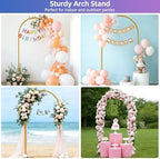 Hemmotop 6FT Arch Backdrop Stand Gold - Image 3