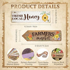 Kriyokiaa Locally Grown Baby Shower Decorations, Locally Grown Banner and Farm Stand Sign Decor - Image 3