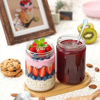 24Pack 12oz Glass Jars with Lids, 350ml Clear Candle Jars for Making Candles, Reusable & Dishwasher Safe Manson Canning Jar Bulk for Jam, Jelly, Honey, Pickles, Spice - Image 5