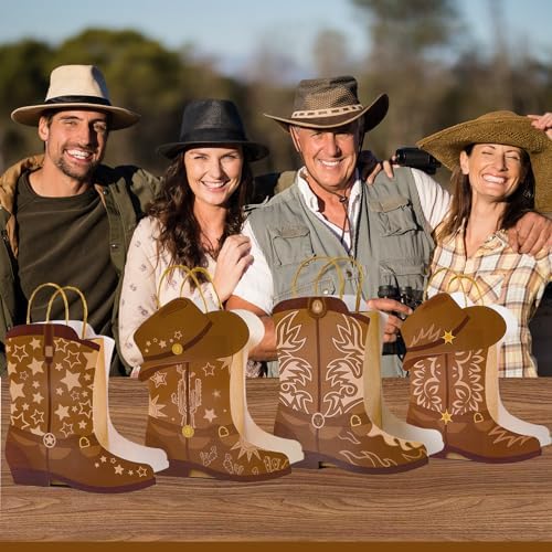 Cowboy Boots Paper Bags Western Theme Party Decorations Favors - Image 6