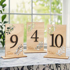 Wedding Table Numbers 1-20 Wooden Table Numbers for Wedding Reception - Image 5