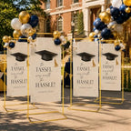 Setof 4 Wedding Sign Stand,Adjustable Height Welcome Poster Easel Stand - Image 2