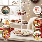 LemonRoad 19 Pcs Cupcake Stand Holder Dessert Table Display,White and White - Image 6