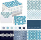 Gueevin 198 Pcs Blank Cards with Envelopes & Stickers Bulk 3.5" x 5" Greeting Cards Geometric Designs Thank You Notes with Blank Inside for Wedding, Baby Shower, Birthday, Graduation, Most Occasions by Gueevin