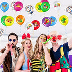 50 Pcs Mexican Fiesta Party Balloons Decorations, Taco Party Balloons Latex Confetti Balloons for Mexican Carnivals Festivals Birthday Part Baby Shower Supplies 12 Inch (Pack of 3) - Image 5
