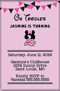 Customized - Minnie Mouse Birthday Party Invitation by The+Melange+Market