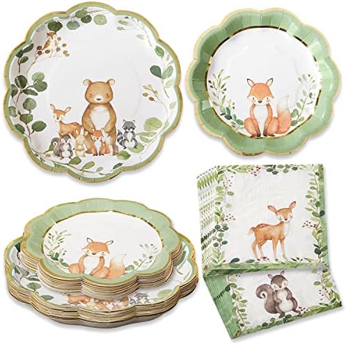 Kate Aspen Woodland Baby Shower Decorations & Woodland Animal Advice Cards For Baby Shower Game - Image 2