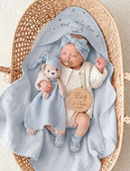 lulumoon Baby Shower Gifts for Boys - 11-Piece Newborn Essential Basket Set - Image 5