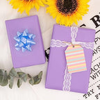 RUSPEPA Light Purple Wrapping Paper Solid Color for Wedding, Birthday, Shower, Congrats, and Holiday - 30 inches x 100feet - Image 4