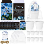 Ctosree 50 Sets Forget Me Not Seeds Packets Funeral Favors by Ctosree