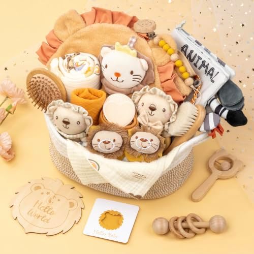 Baby Boy Gift Basket, 21-Piece Newborn Boy Shower Gift, Bath & Grooming - Image 2