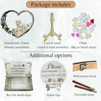 Personalized Wooden Love Ball Rustic Wedding Guest Book Alternative - Image 5