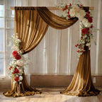 Pack of 1 Wedding Arch Drape Panel Fabric 30" x 100ft - Mocha by MDS