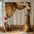 Pack of 1 Wedding Arch Drape Panel Fabric 30" x 40ft - Mocha by MDS