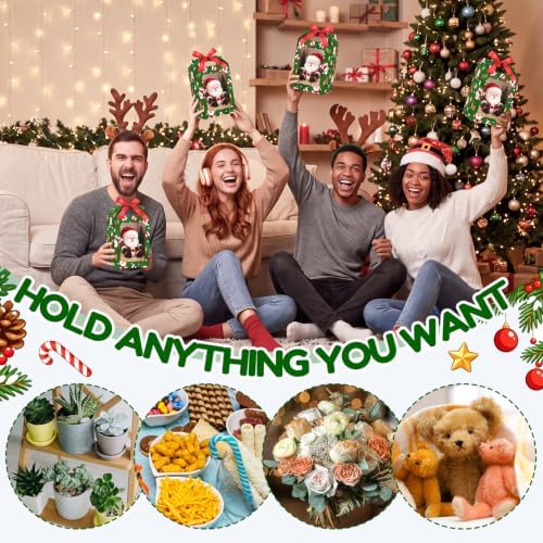 Eaasty 24 Pcs Christmas Gift Boxes with Window Santa Gift Boxes - Image 5