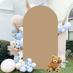 Brown Arch Cover 7.2ft Arch Backdrop Cover Tan Cover for Arch Stand - Image 7