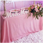 SoarDream Pink Sequin Tablecloth 90"x132" Baby Shower Glitter Table Cloth by SoarDream