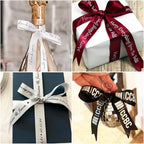 Personalized Ribbon Wedding Favor,Custom Ribbons with Text for Weddings Gift Wrapping Ribbons,Satin Ribbon for Gifts Package (Multicolor, 100 Yards) - Image 6
