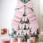 Suncalla 13 Pcs Extra Large Pink Ribbon Bows for Wreath Front Door Decor - Image 7