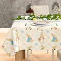 Peter Rabbit Book Tablecloth 60 x 84 Inch Rectangle Spring Table Cover for Dining Room, Tea Party & Entertaining, Woven Fabric, (100% Officially Licensed Product) by Franco Heritage by Franco