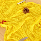 8 Pack Yellow Cheesecloth Table Runner 120 Inch Boho Wedding Decor - Image 5