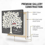 MuralMax Personalized Wedding Signing Tree Canvas Guest Book Wall Art - Image 7