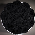Prifroti 17 Flowers in a Luxury Suede Box, Birthday Gifts for Women, Preserved Flowers, Mothers Day Roses Gift for Mom, Black - Image 5