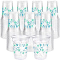 100 Pcs Seashell Plastic Cups 12 oz Summer Beach Starfish Disposable Plastic Drinking Cups Bulk for Under the Sea Ocean Pool Birthday Wedding Bridal Baby Shower Party Decoration Supplies by Ferrochef
