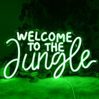 Planzo Welcome to the Jungle LED Neon Light Sign Baby Shower Wall Decor - Image 5