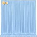 10ft x 15ft Baby Blue Wrinkle Free Backdrop Curtains for Wedding Party Backdrops Curtain Drapes Fabric Decorations Photo Back Drop Cloth for Baby Shower Photography Stage Reception by Tao-GePartyDecorations