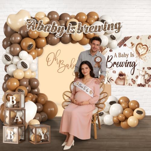 Complete A Baby is Brewing Baby Shower Decorations for Coffee Themed Party - Image 4