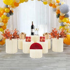 Cylinder Cardboard Stands for Party, Set of 8 - 7.9"+11.8"+15.7" - Image 7