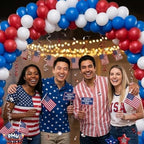 PMU DIY Professional Balloon Arch Deluxe Kit (Patriotic Red, White and Blue) Balloon Garland for Party Decoration, Decoration Kit for Birthday Party, Wedding, Graduation, Baby Shower(41693-61646)Pkg/1 - Image 4