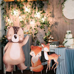 Leinuosen 3 Pcs Large Woodland Animal Cutouts Baby Shower Party, Woodland - Image 5
