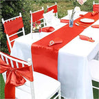 120 PCS Red Satin Chair Sashes, 7 x 108 Inch - Image 7