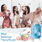 LemonRoad 36 Pcs Clear Mini Suitcase Party Favor Box, Pink，blue - Image 5
