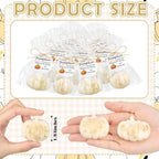Leelosp 40 Sets Pumpkin Soaps Fall Baby Shower Favors with Cards Gift Bags - Image 2