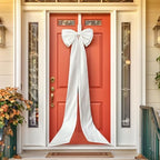 75x18 Inch Giant White Bow Decoration Big Bows for Christmas Trees Wall - Image 7