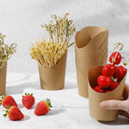 100 Sets Small Charcuterie Cups with Sticks, 8 Oz Disposable Paper French Fry Holders (100 Cups + 200 Cocktail Picks), Snack Boxes Appetizers Cup, Party Board Favor for all Occasions - Image 7