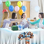 Baby Shower Table Cover Decorations Teddy Bear Tablecloth Table Cover Polyester Rectangle Table Decors for Baby Boy Girl Gender Reveal Party Supplies, 102x62 Inches ZB-1063 - Image 5