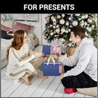 EUSOAR Royal Blue Gift Bags, 50 Pack 8.6x3.9x7 inches Small Kraft Paper Bags with Handles, Heavy Duty Bags for Wedding, Grocery, Boutique, Retail, Business, Party Favors, Baby Showers, Birthdays - Image 6