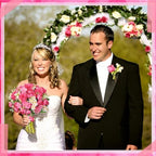 Tigeen 12 Bundles Peonies Artificial Flowers Faux Roses, Rose Pink - Image 5