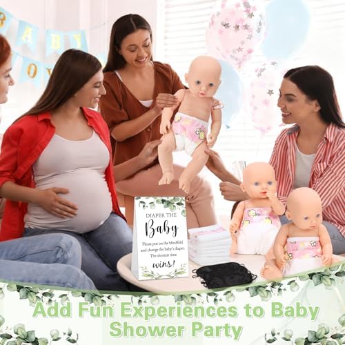 37 Pcs Baby Shower Diaper Changing Game Supplies, Cute - Image 6